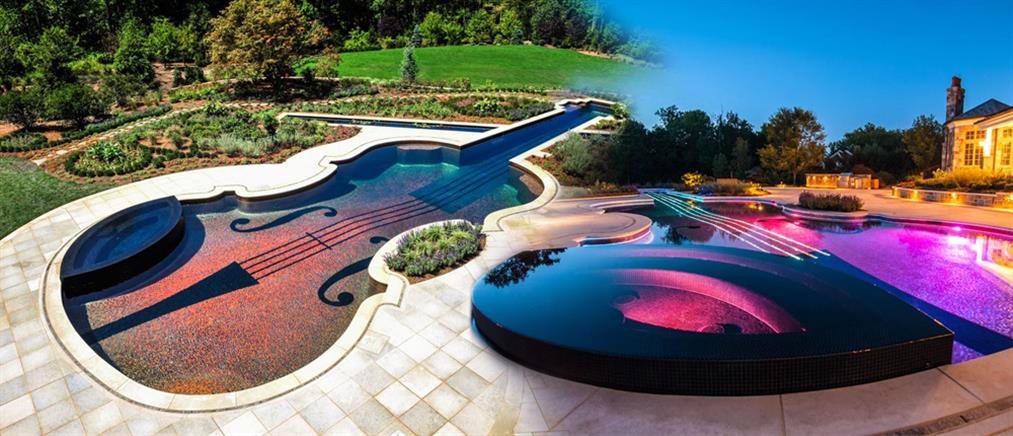 Πισίνα σε σχήμα βιολιού αξίας ενός εκ. δολαρίων
