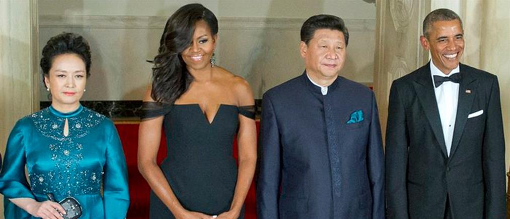 Εντυπωσίασε η Μισέλ Ομπάμα στην υποδοχή του Κινέζου προέδρου
