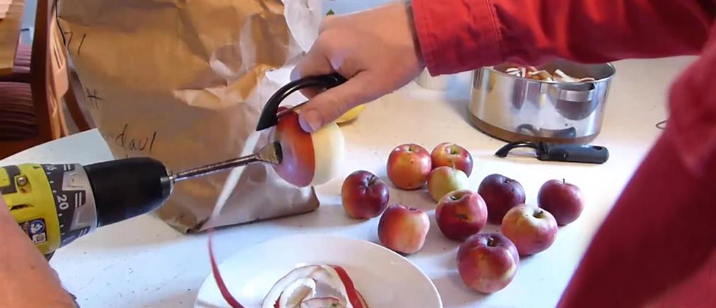 Πώς να καθαρίσετε καφάσια από μήλα σε χρόνο dt
