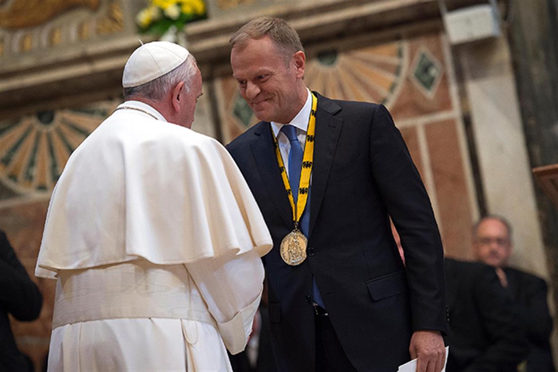 AP - Πάπας Φραγκίσκος - βραβείο Καρλομάγνου - Ευρωπαϊκή Ένωση