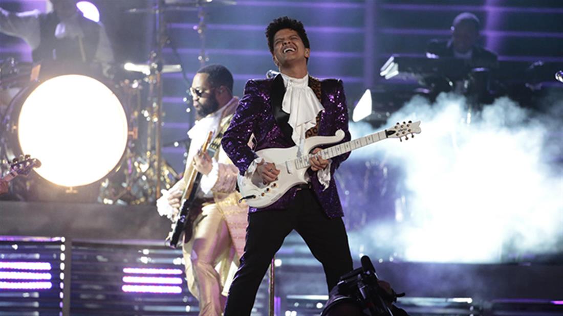 Grammy - Bruno Mars - Prince tribute