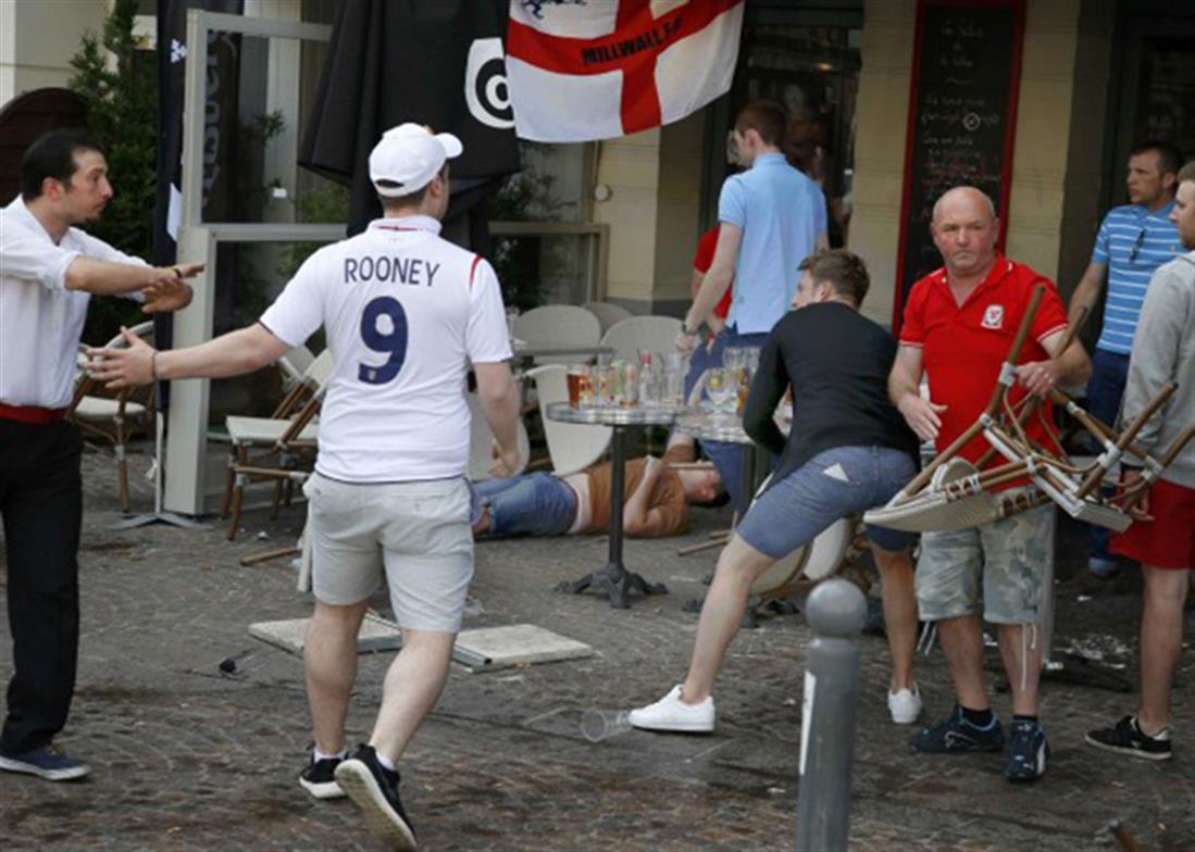 Γαλλία - euro 2016 - ξύλο - συμπλοκές - οπαδοί - Ρώσοι - Άγγλοι