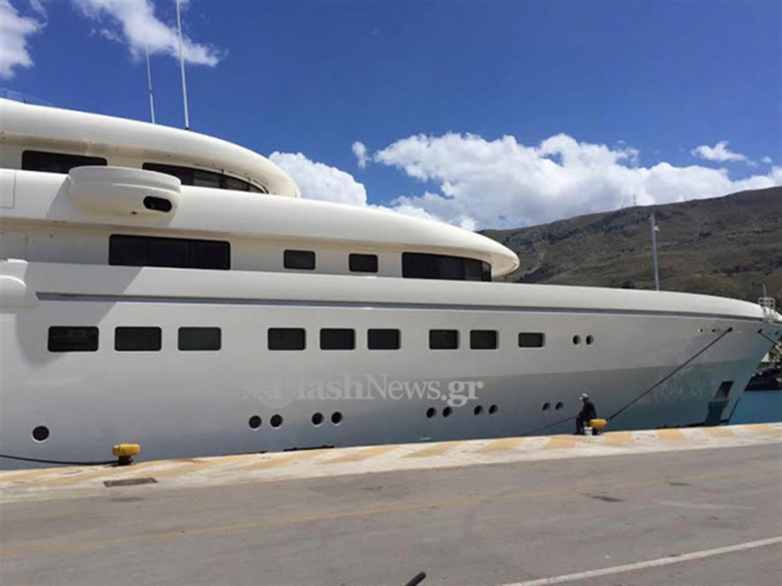 σούπερ γιοτ - super yacht - Romea - λιμάνι Σούδας