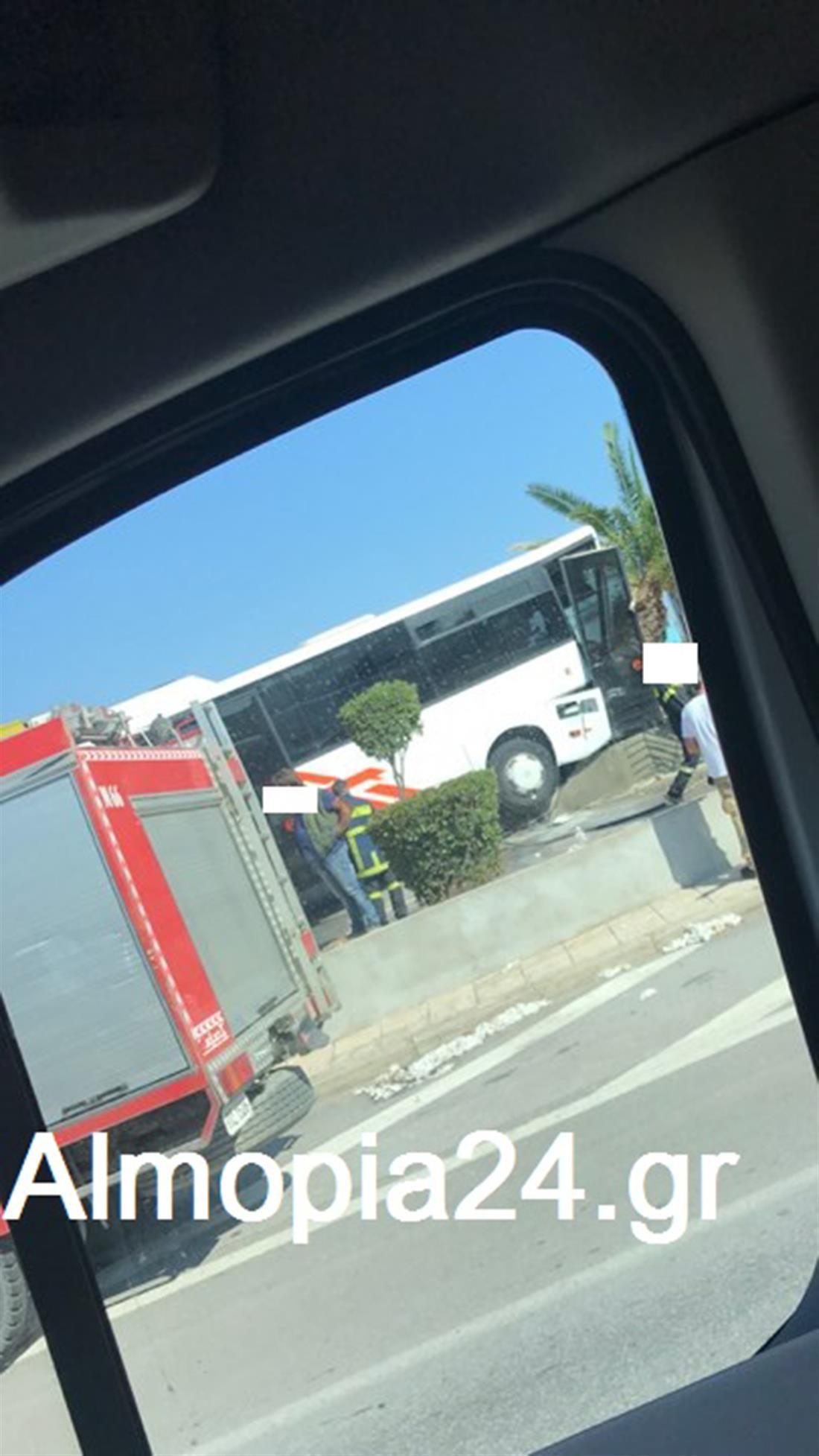 Ατύχημα - λεωφορείο - ΚΤΕΛ