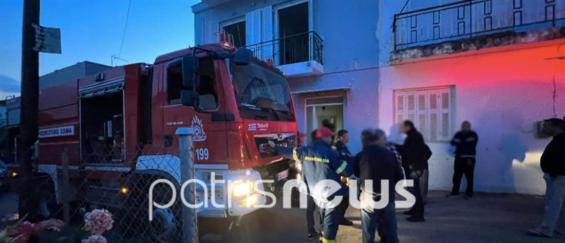 Πύργος: Νεκρός άνδρας μετά από φωτιά στο σπίτι του (εικόνες)