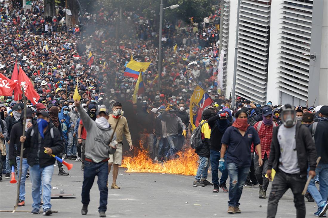 AP - Εκουαδόρ - διαδηλώσεις