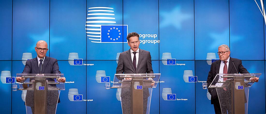 Eurogroup - Συνέντευξη Τύπου - Ντάισελμπλουμ - Μοσκοβισί - Ρέγκλινγκ