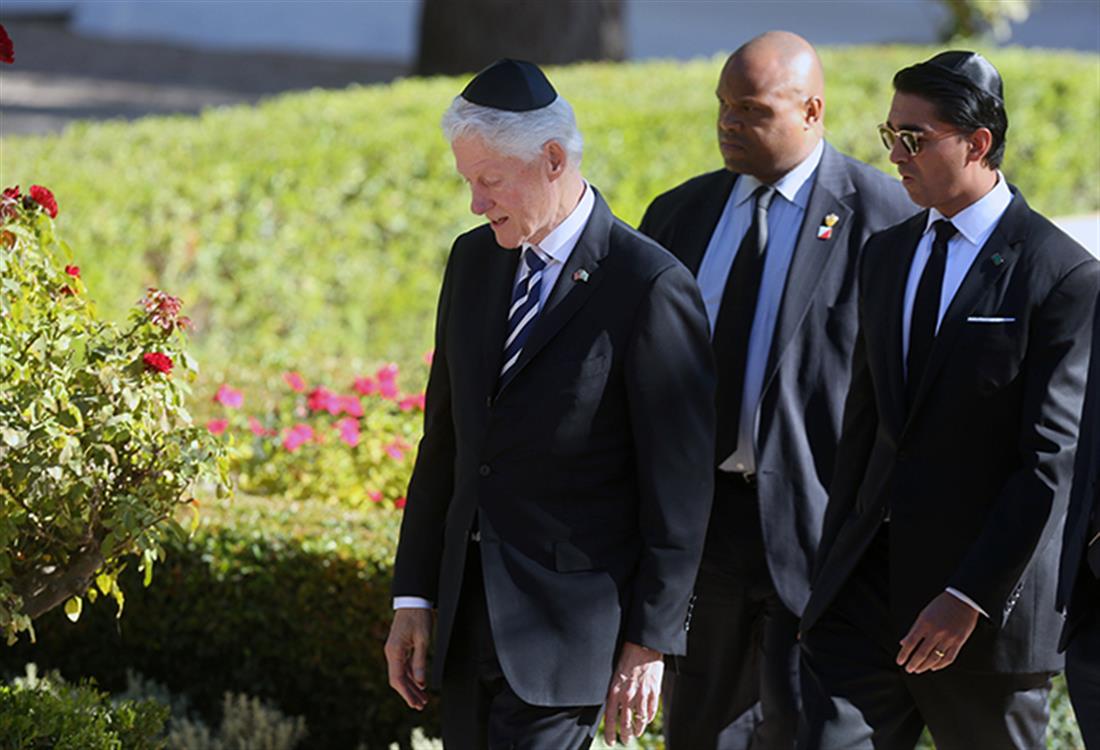 AP - Σιμόν Πέρες - κηδεία - Ισραήλ - Μπιλ Κλίντον