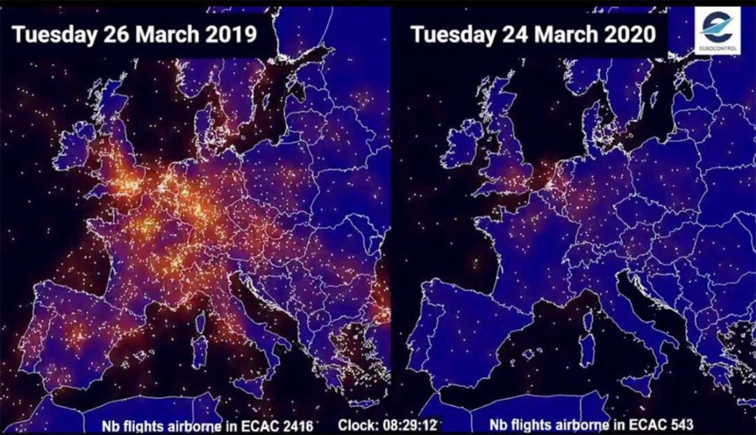Ευρώπη - ατμοσφαιρική μόλυνση