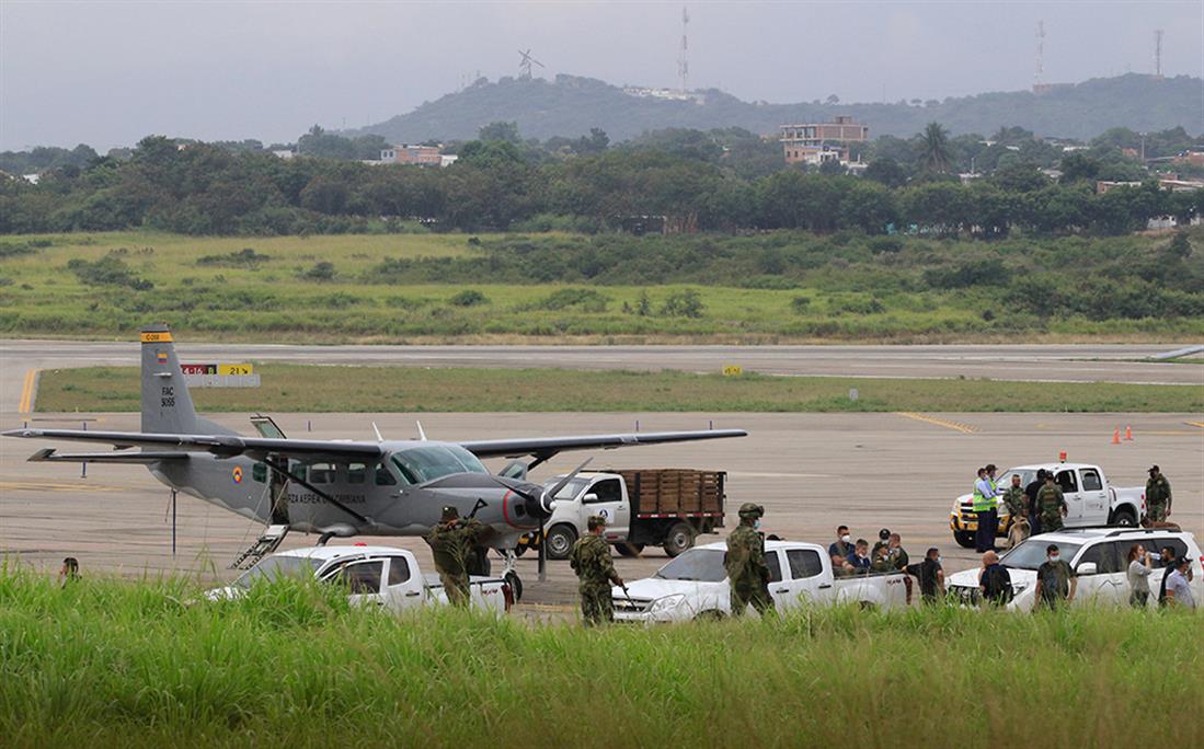 AP - Κολομβία - έκρηξη - αεροδρόμιο