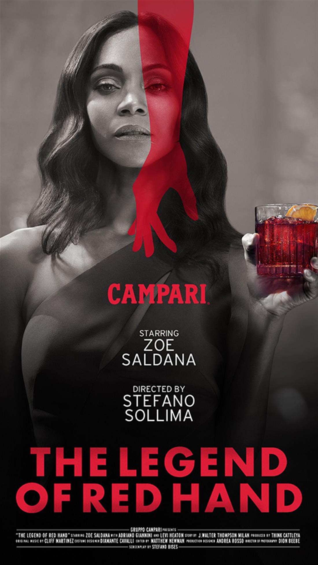 CAMPARI RED DIARIES - ZOE SALDANA - Stefano Sollima