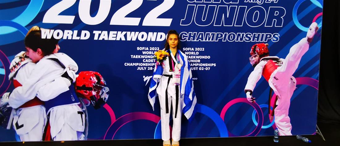Tae Kwon Do - Μάγδα Κλακάλα: Ασημένιο μετάλλιο στο Παγκόσμιο Πρωτάθλημα (εικόνες)