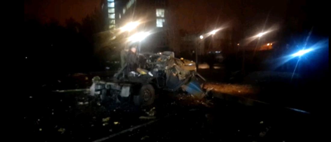 Ουκρανία - έκρηξη παγιδευμένου αυτοκινήτου - Ντόνετσκ