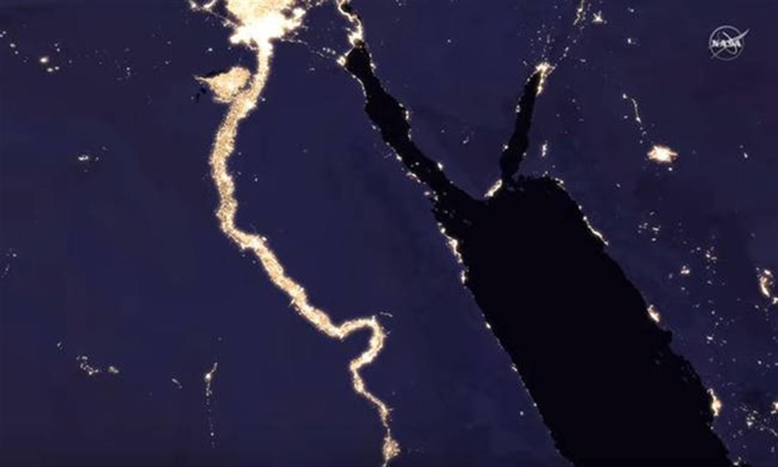 φωτορύπανση - μεγάλες πόλεις - δορυφόρος - NASA