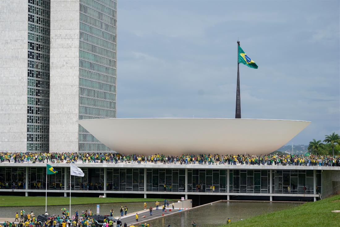 AP - Βραζιλία - Εισβολή - Μπολσονάρου - Καπιτώλιο