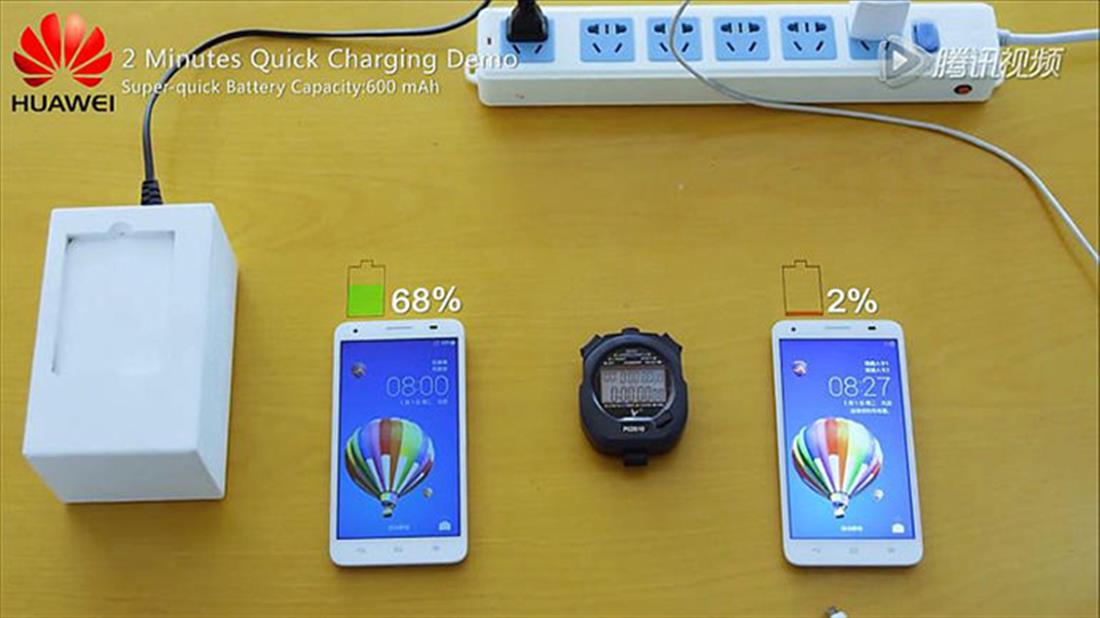 μπαταρίες - Huawei - γρήγορη φόρτιση - κινητά τηλέφωνα - smartphones