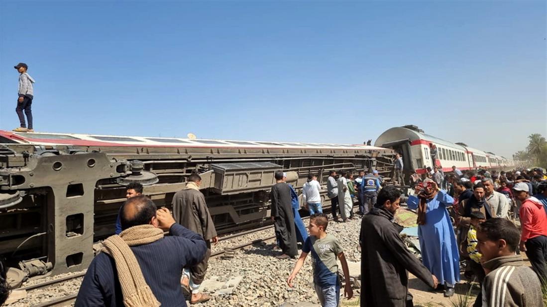 Αίγυπτος - σύγκρουση τρένων