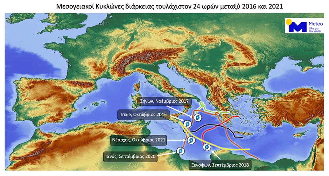 Μεσογειακοί κυκλώνες - Εθνικό Αστεροσκοπείο Αθηνών - meteo