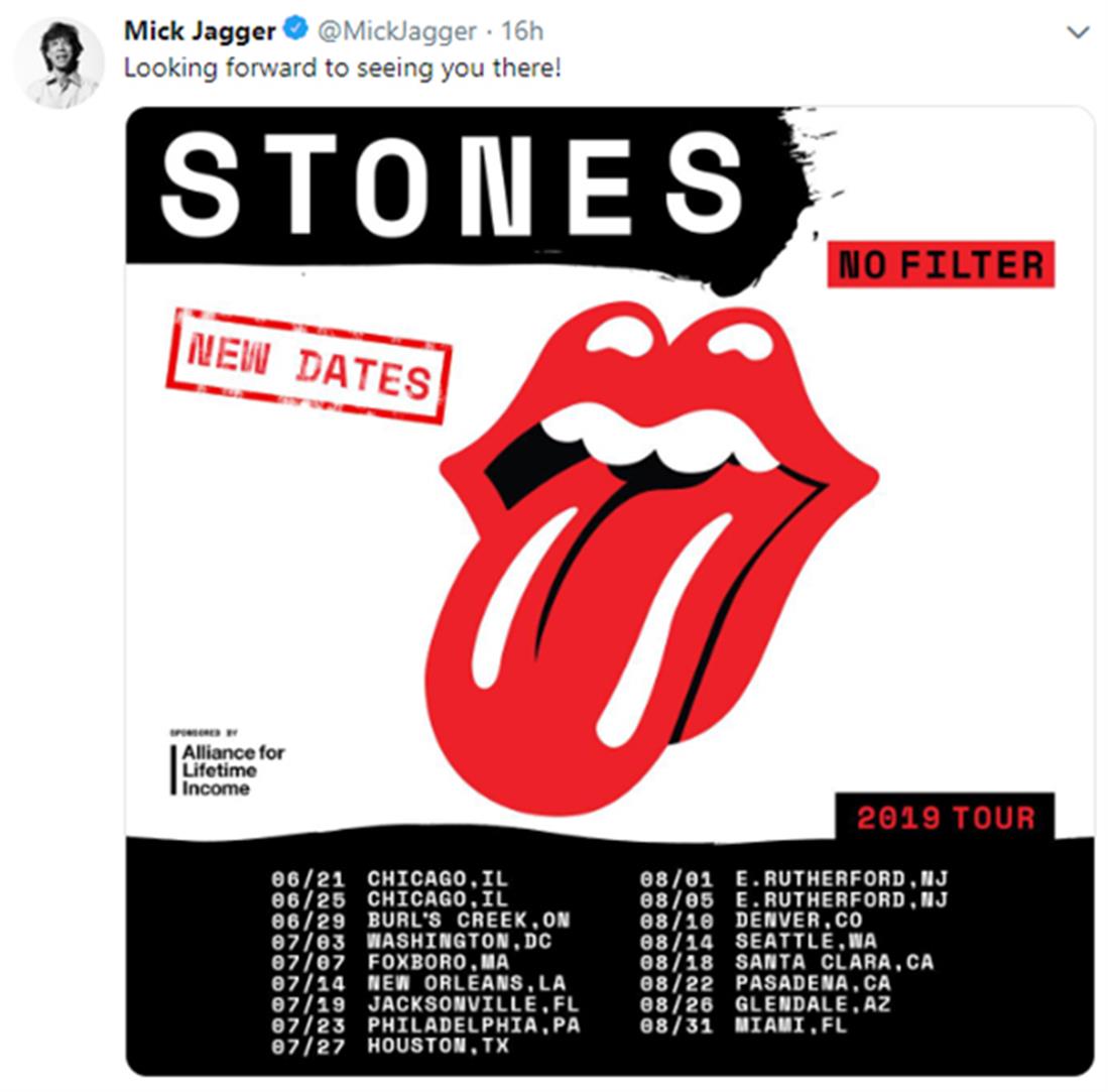 Rolling Stones - περιοδεία