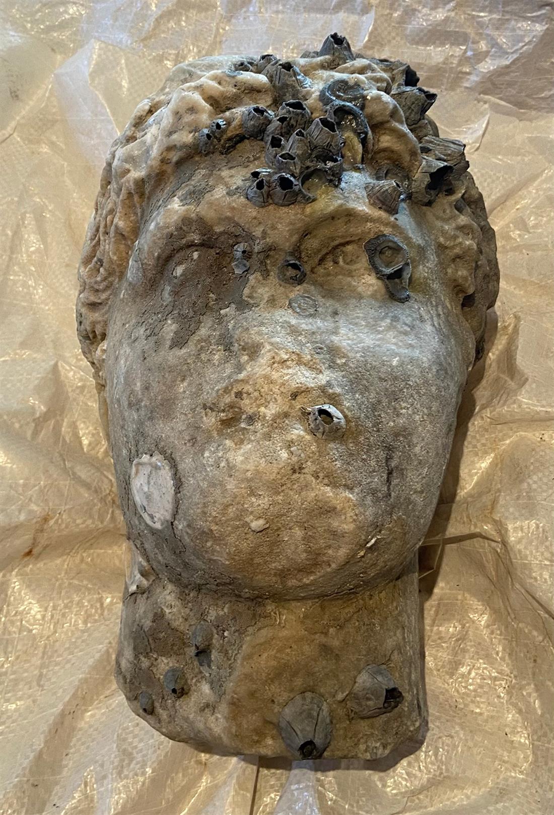 Κεφαλή ρωμαϊκής περιόδου - αρχαία - Πρέβεζα