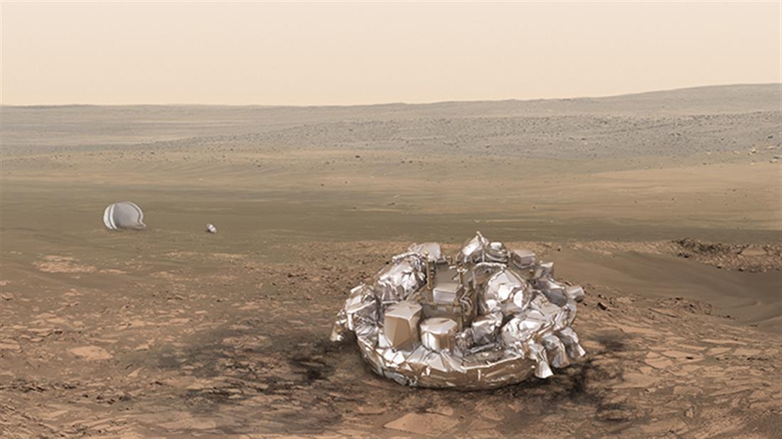 AP - Σκιαπαρέλι - προσεδάφιση - πλανήτης Άρης