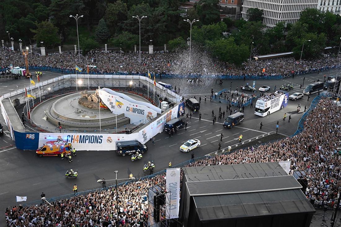 Ρεαλ Μαδρίτης - υποδοχή - Champions League