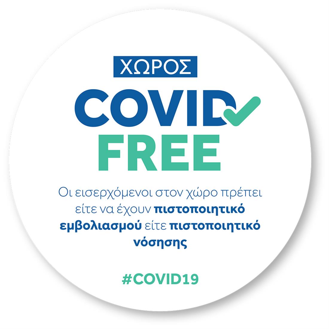 Κορονοϊός - σήματα - COVID free