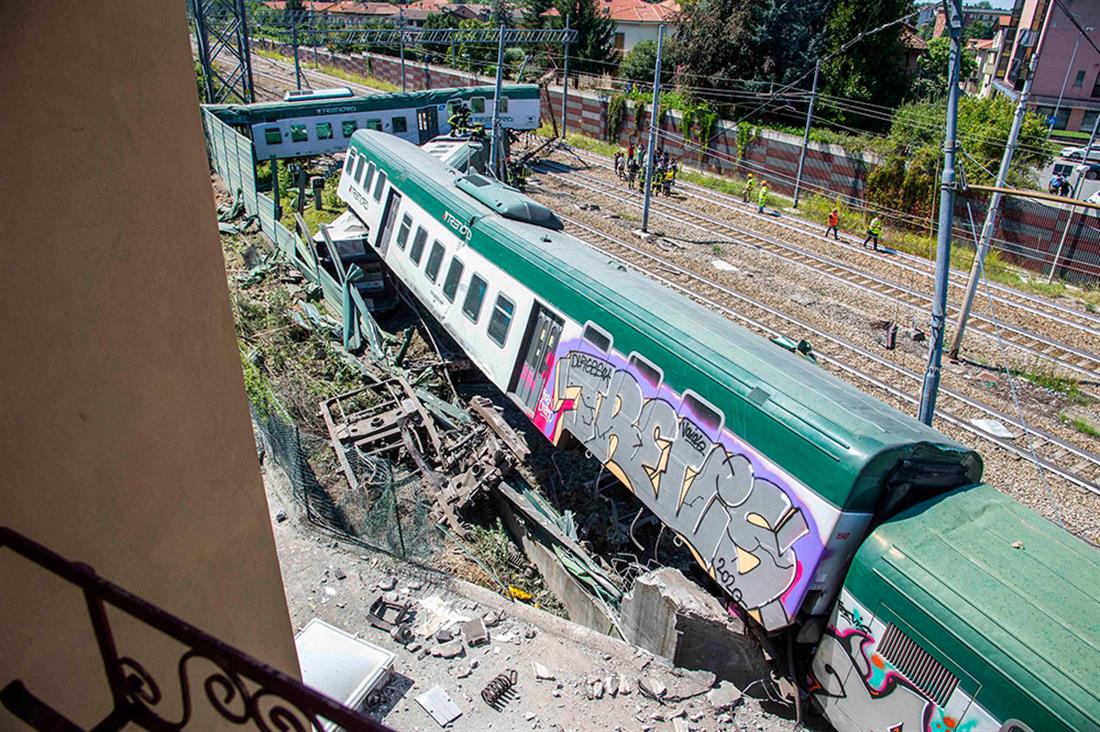 τρένο - ατύχημα - Καρνάτε Ουσμάτε - Ιταλία