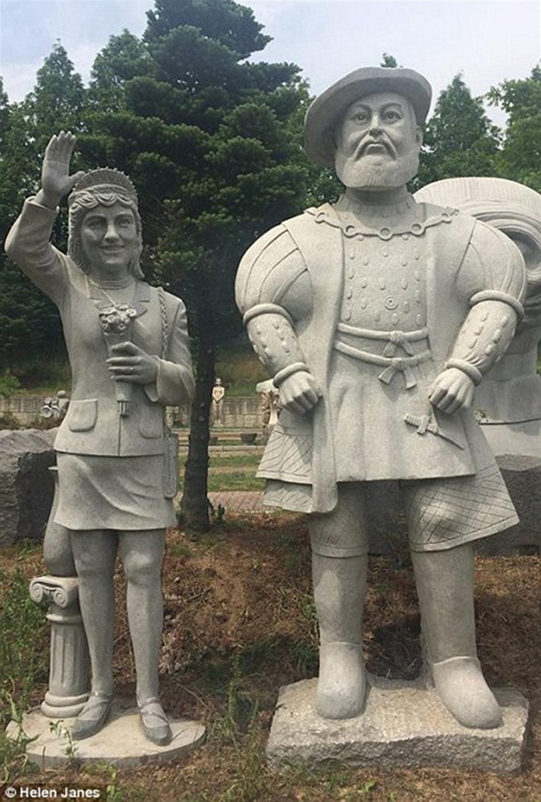 αγάλματα - David Beckham - Hillary Clinton - Michael Jackson - Νότια Κορέα - μουσείο αγαλμάτων