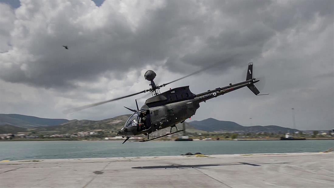 παραλαβή Ελικοπτέρων OH-58D Kiowa Warrior - CH - 47 Chinook