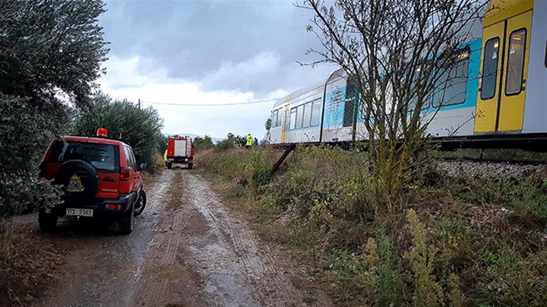 ΛΑΜΙΑ - ΣΥΓΚΡΟΥΣΗ ΤΡΑΙΝΟΥ - ΙΧ ΑΥΤΟΚΙΝΗΤΟ - ΤΙΘΩΡΕΑ