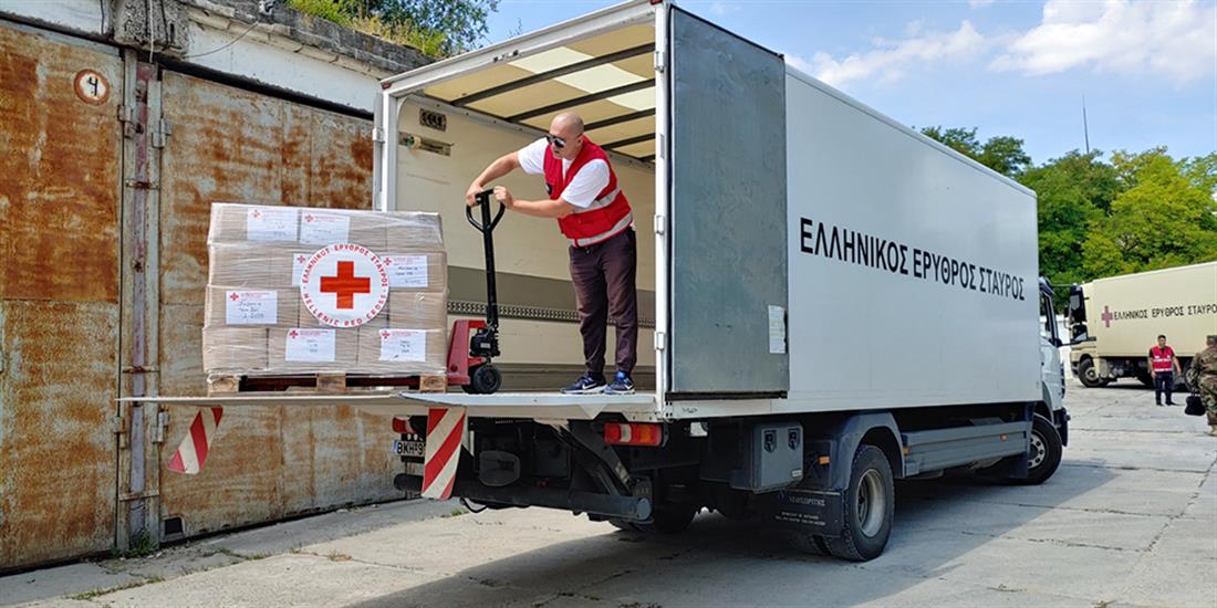 Ελληνικός Ερυθρός Σταυρός - ανθρωπιστική βοήθεια - Ουκρανοί στη Μολδαβία