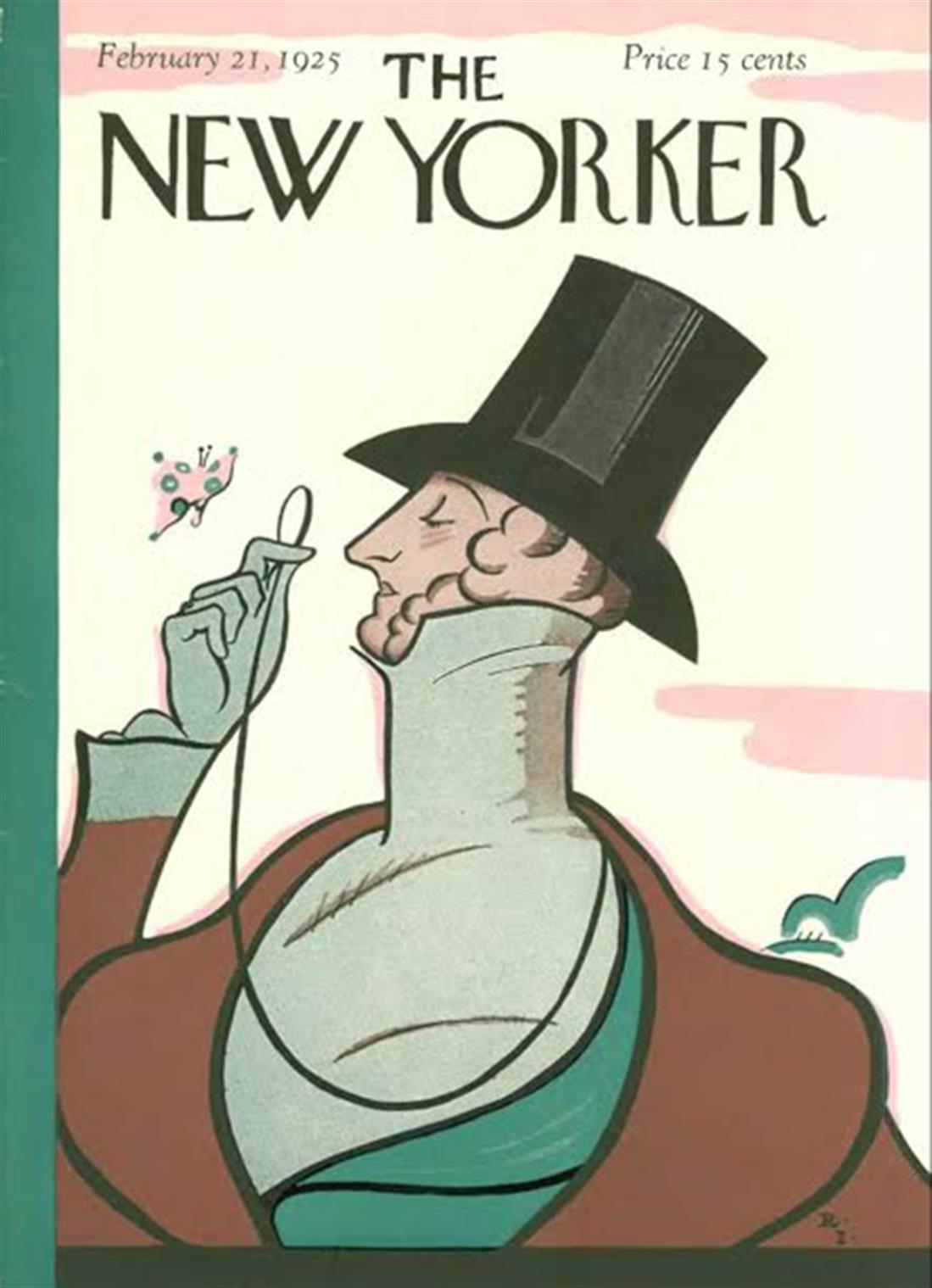 New Yorker - Ντόναλντ Τραμπ - ροζ πεταλούδα - εξώφυλλο
