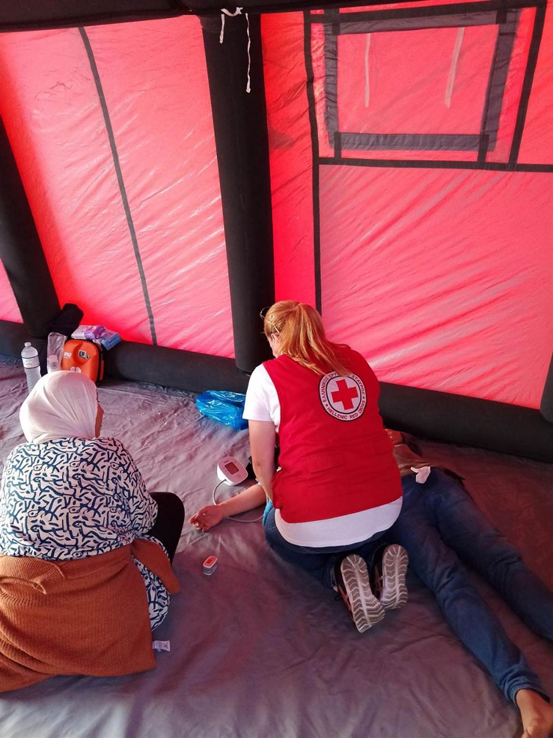Ελληνικός Ερυθρός Σταυρός - μετανάστες - διάσωση - Καλαμάτα