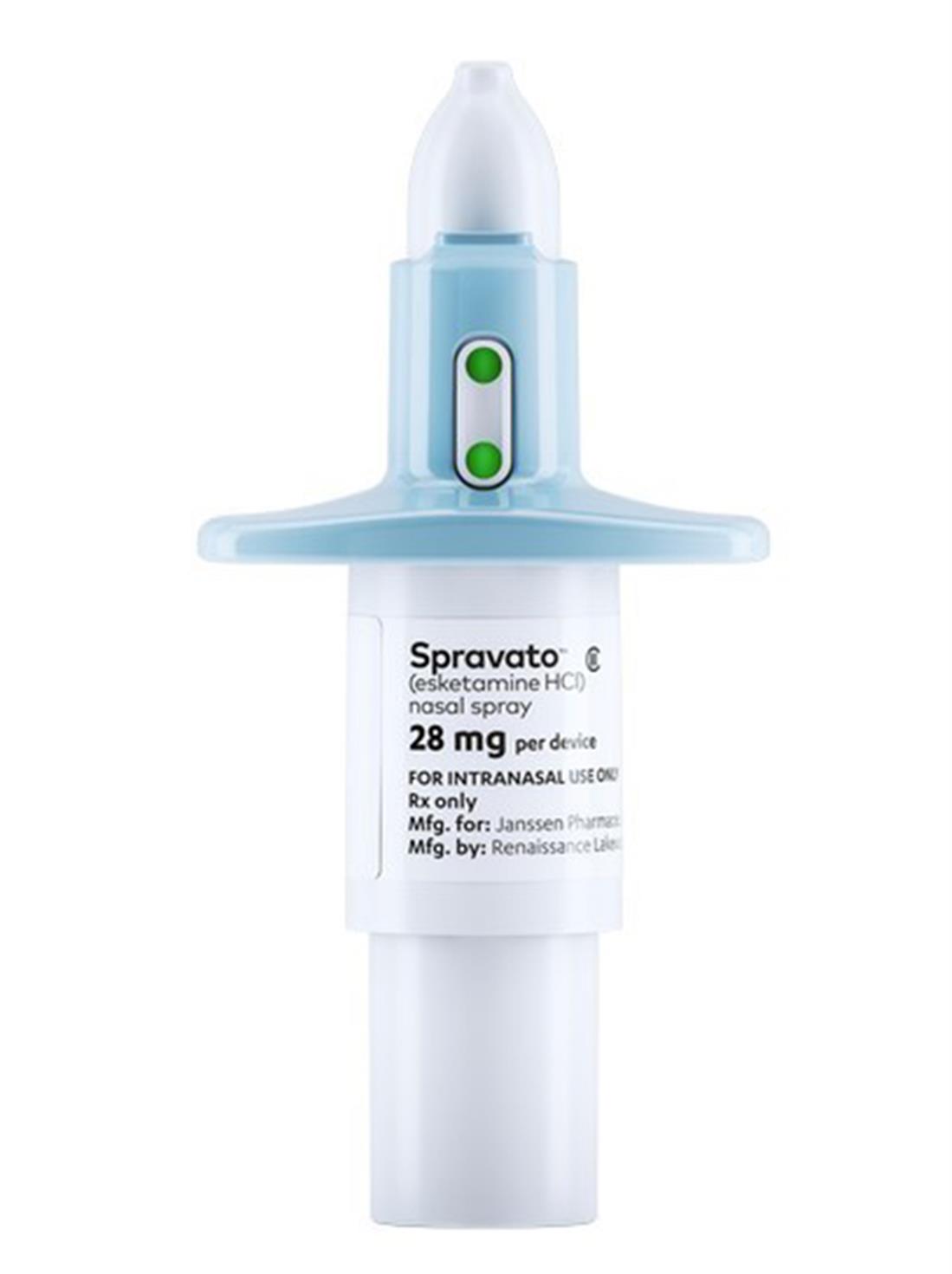 Esketamine - SPRAVATO - αντικαταθλιπτικό σπρέι