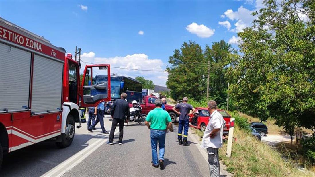 Τροχαίο δυστύχημα - Εθνική Οδός Ιωαννίνων-Κοζάνης