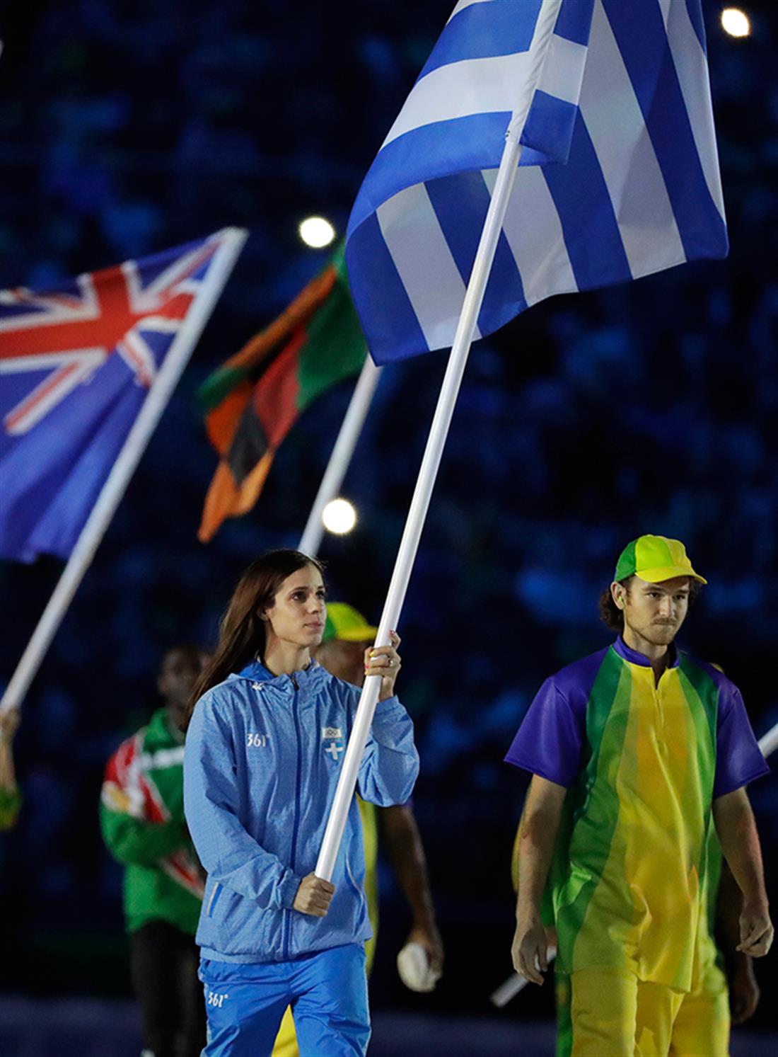 AP - Ρίο 2016 - τελετή λήξης - Ολυμπιακοί Αγώνες - Κατερίνα Στεφανίδη