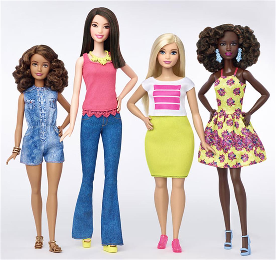 Barbie - αλλαγή - γυναίκα - καμπύλες - σωματότυπο