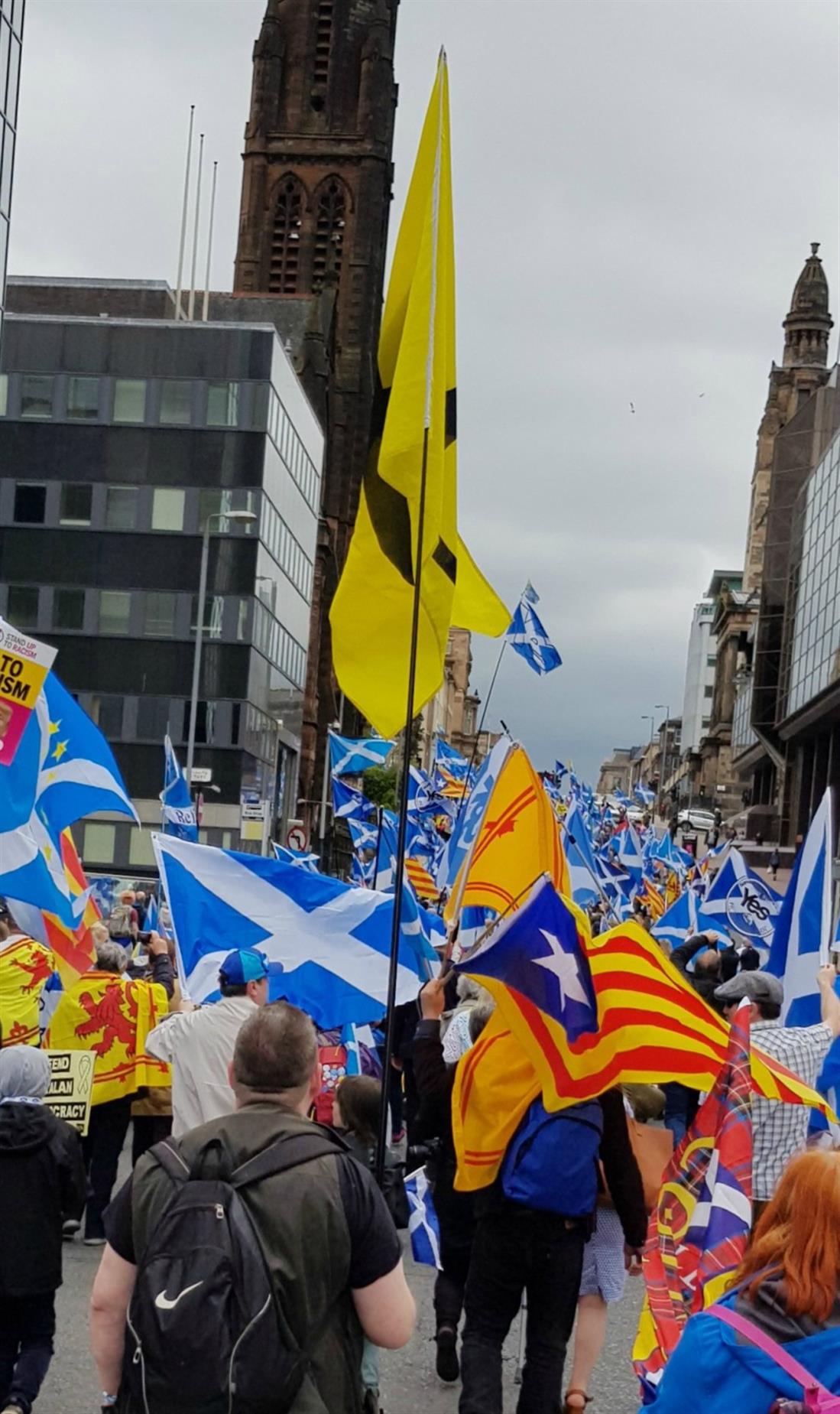 Σκωτία - ανεξαρτησία - πορεία - Γλασκώβη