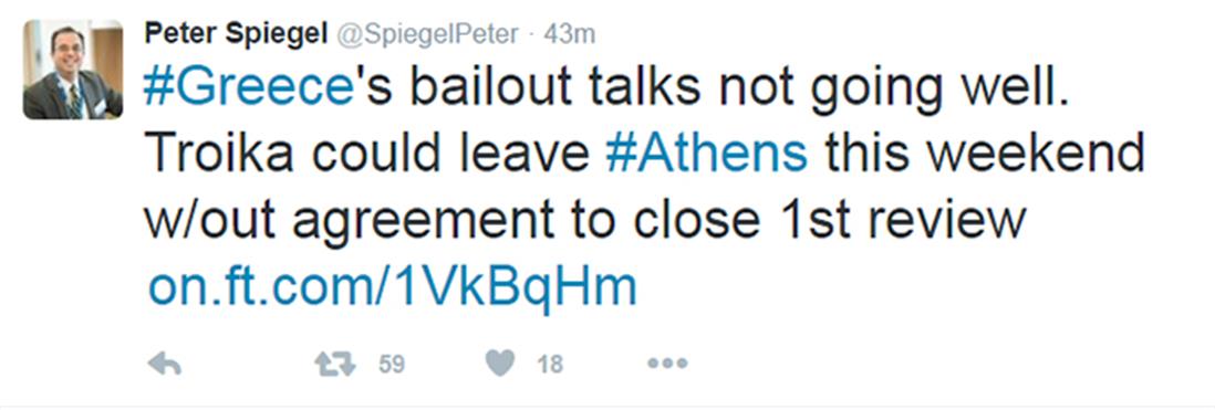 Peter Spiegel - tweet