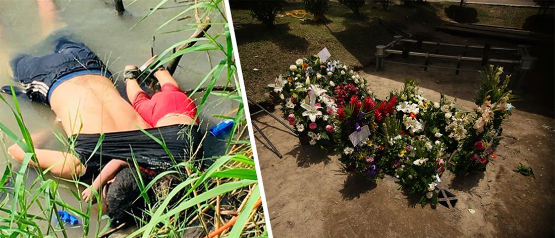 Δίπλα –δίπλα οι τάφοι του πατέρα και της κόρης που πνίγηκαν αγκαλιά (εικόνες)