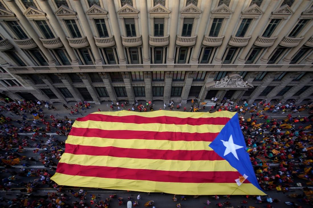 Ισπανία - Βαρκελώνη - διαδήλωση
