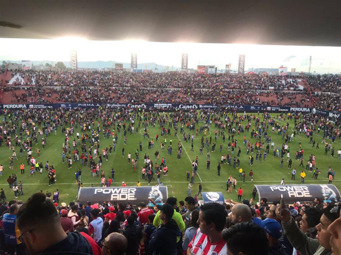 Μεξικό - ποδόσφαιρο - ξύλο - Ατλέτικο Σαν Λουίς - Κερέταρο -