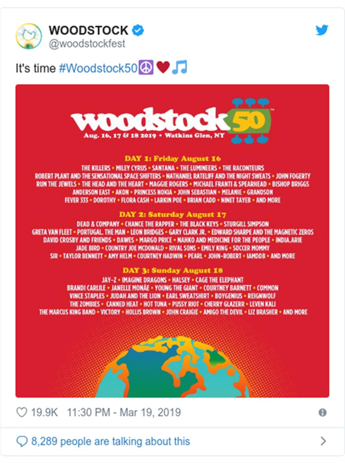 Woodstock - 50 χρόνια