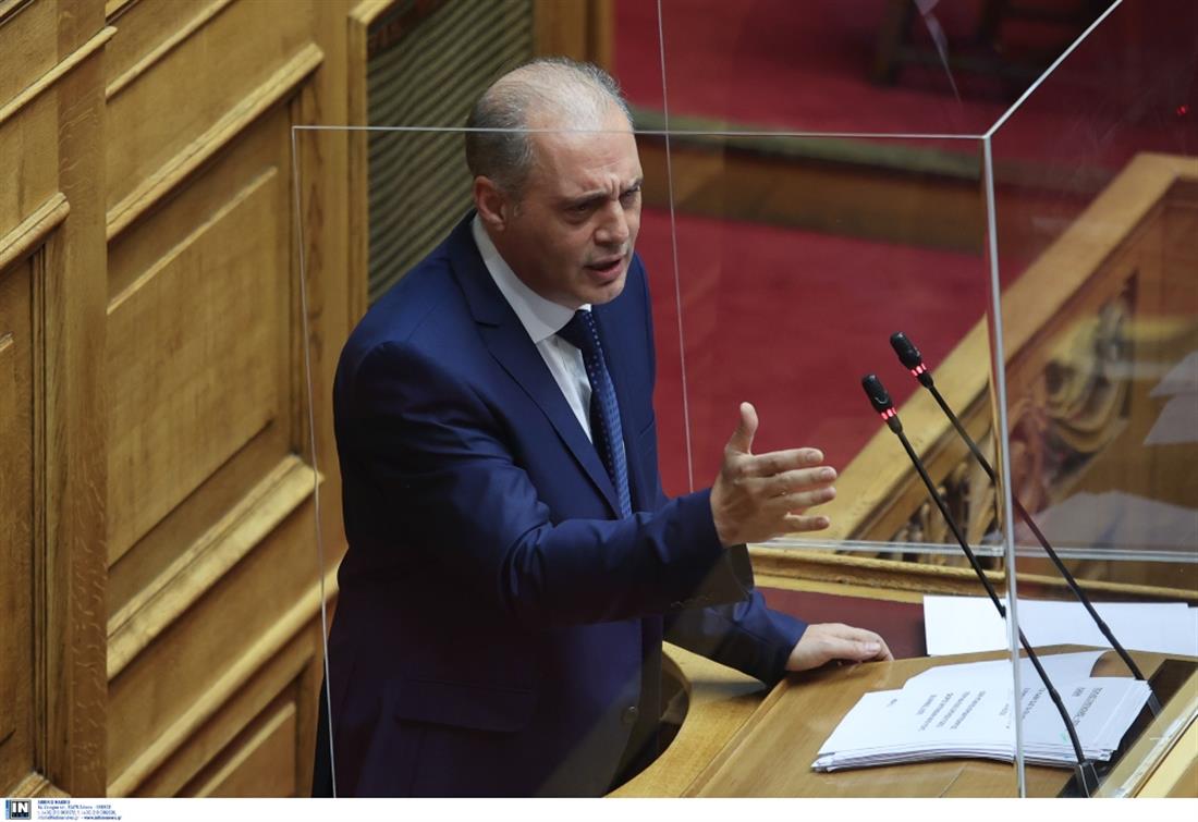 Βουλή - πρόταση μομφής - Κυριάκος Βελόπουλος