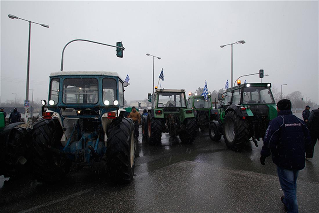 Μπλόκα - αγρότες - Προμαχώνας - πορεία - αστυνομία