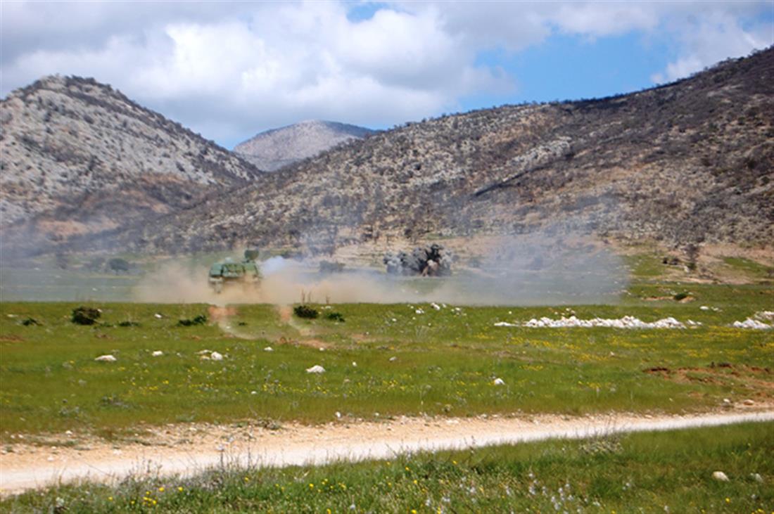 Επίσκεψη - Αρχηγός ΓΕΣ - Στρατός - Εκπαιδευτικές Βολές