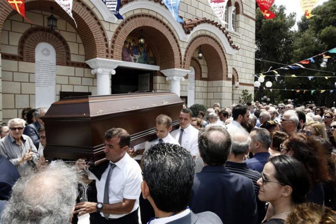 Ροβέρτος Σπυρόπουλος - κηδεία