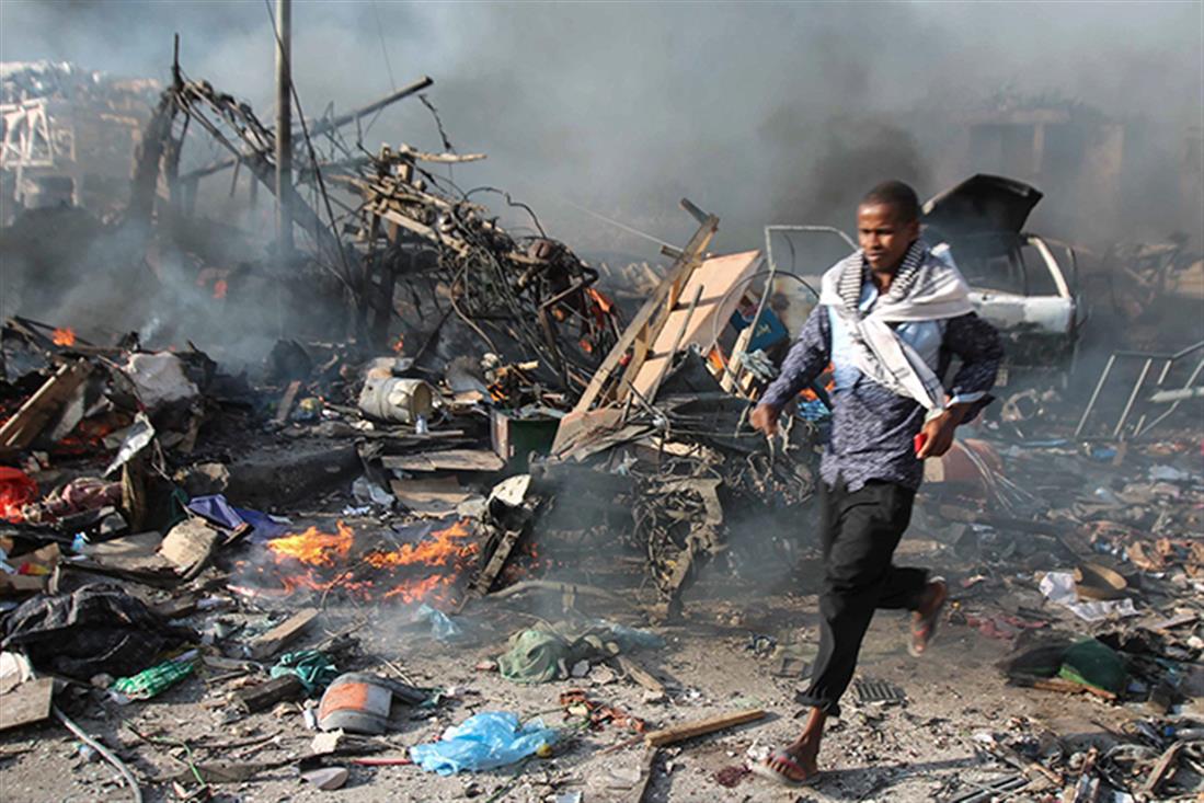 Επίθεση αυτοκτονίας - έκρηξη - Σομαλία