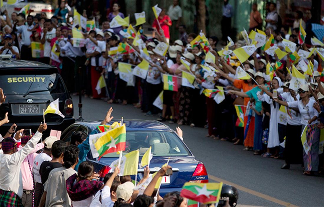 AP - Πάπας Φραγκίσκος - Μιανμάρ